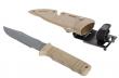 Dummy Knife M37-K Seal Pup Knife + Plastic Cover Tan BD7870A  by EmersoGear